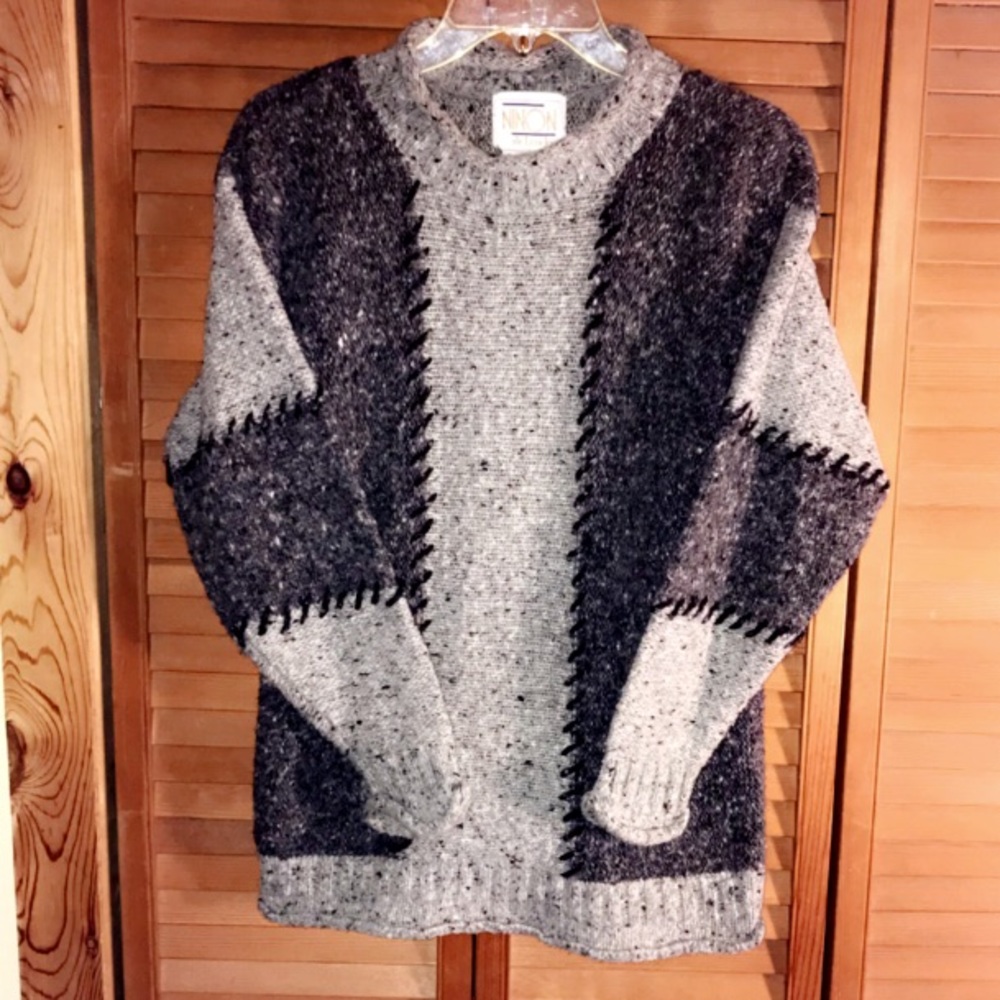 NINON de LENCLOS WOOL/ACRYLIC SWEATER